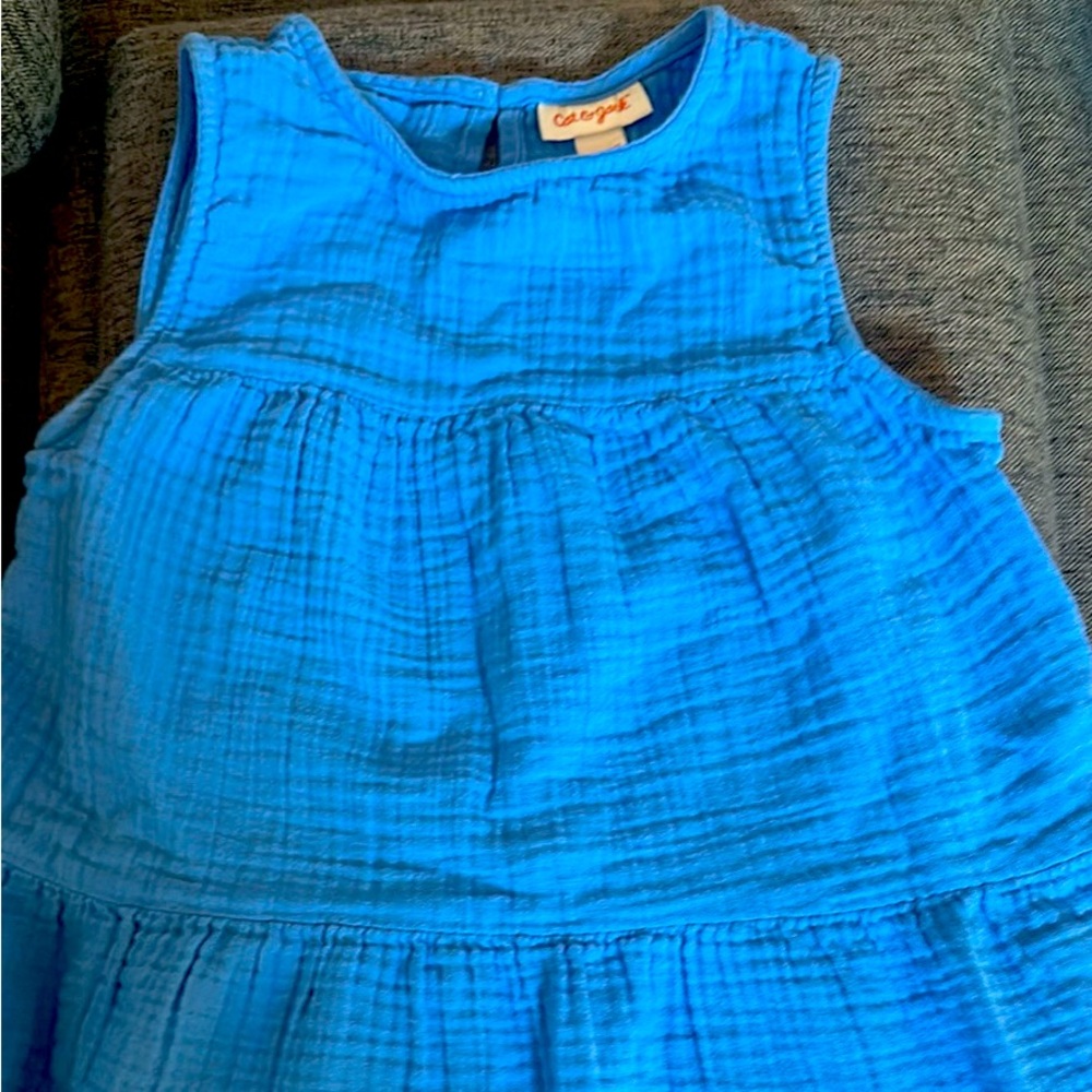 Cayro Blue Sleeveless Dress